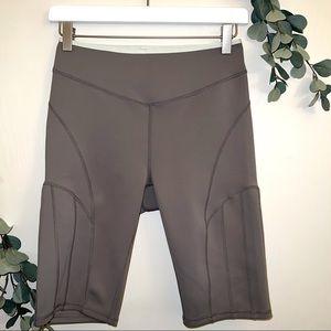 Free people grey bike shorts small